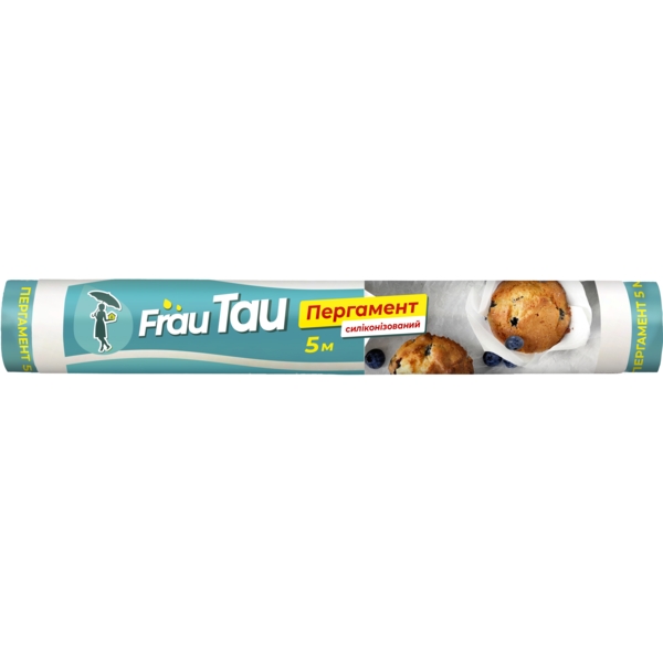 Пергамент для запекания Frau Tau на гильзе белый, 5 м - Pampik