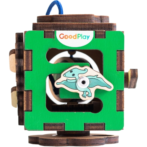 Бизикубик GoodPlay Дино 5х5х5 см (К109) - Pampik - 4