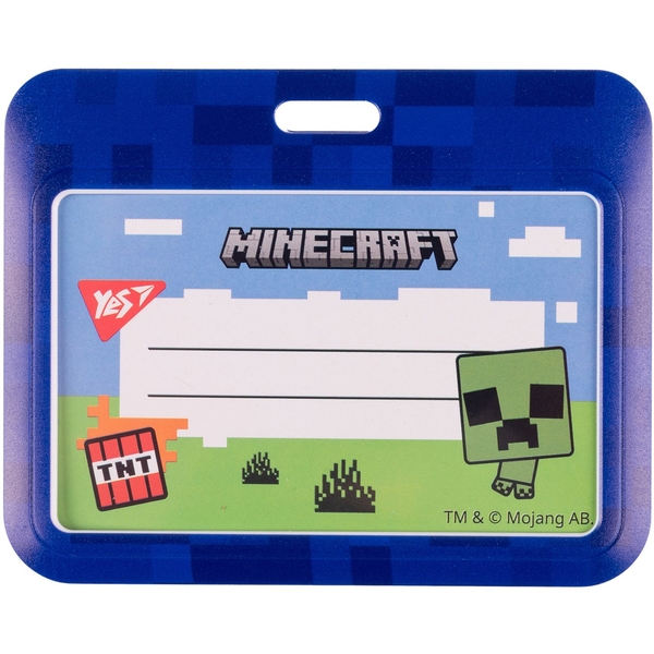 Бейдж Yes Minecraft слайдер без ленты горизонтальный (940325) - Pampik