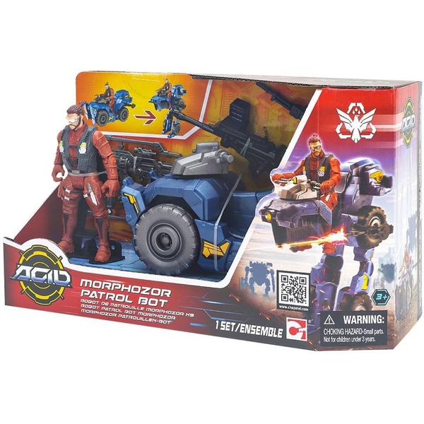 Ігровий набір A.C.I.D. Morphozor Патрульний робот (535003) - Pampik