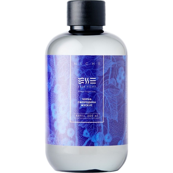 Рефіл Esse Home Niche Чорна смородина Мускус, 200 мл + 5 паличок - Pampik