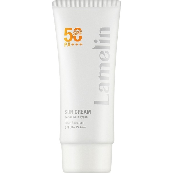 Сонцезахисний крем для всіх типів шкіри Lamelin Sun Cream SPF50+PA+++ 50 мл - Pampik