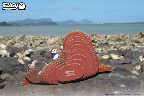 Сборная 3Д модель Eugy Зоопарк Морж (XEG-107) - Pampik - 10