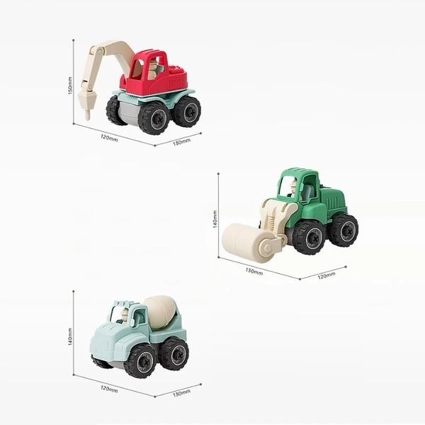 Набор строительных машин Beiens, 3 шт. (320В) - Pampik - 6