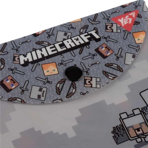Папка-конверт Yes Minecraft B7 на кнопке (492262) - Pampik - 2