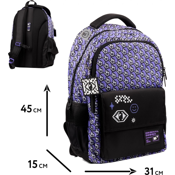 Рюкзак школьный Yes TS-48 All-Seeing Eye (559622) - Pampik - 22