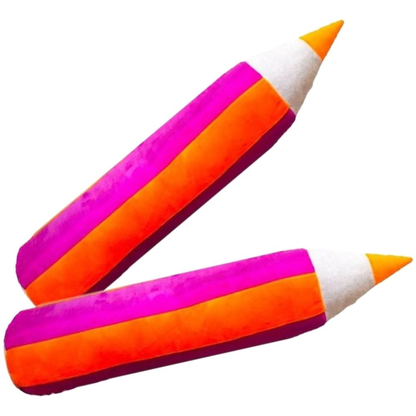 Іграшка м'яка Масік Олівець фіолетово-жовтогарячий, 76 см (МС 180302-02) - Pampik - 2