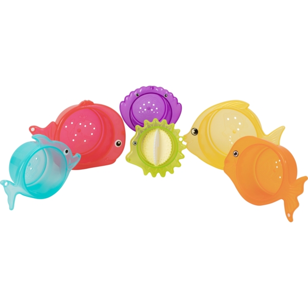 Набір іграшок для ванної Baby Team Рибки 6 шт. (8858) - Pampik