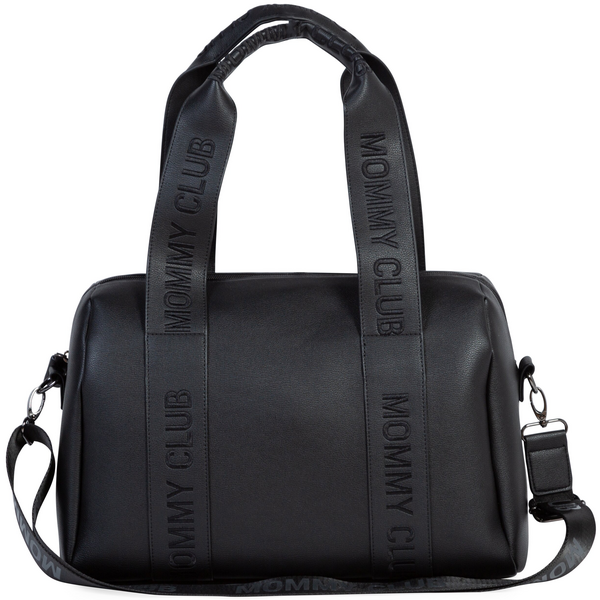 Сумка Childhome Mommy club Signature vegan leather black (CWMCSLBL) - Pampik