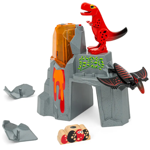 Вулкан з парою для залізниці Brio Динозаври (36092) - Pampik - 5