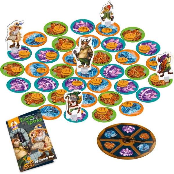 Гра настільна розважальна Vladi Toys Crazy Koko Гноми проти троля (VT8055-36) - Pampik - 3