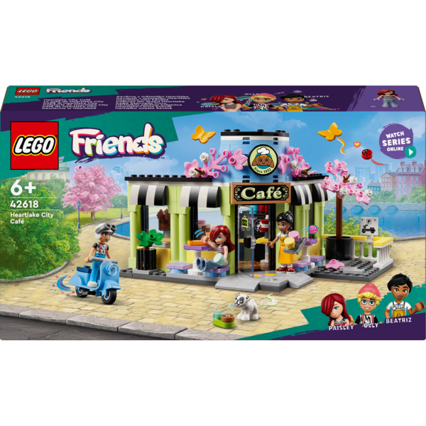Конструктор LEGO Friends Кавʼярня Хартлейк-Сіті, 426 деталей (42618) - Pampik