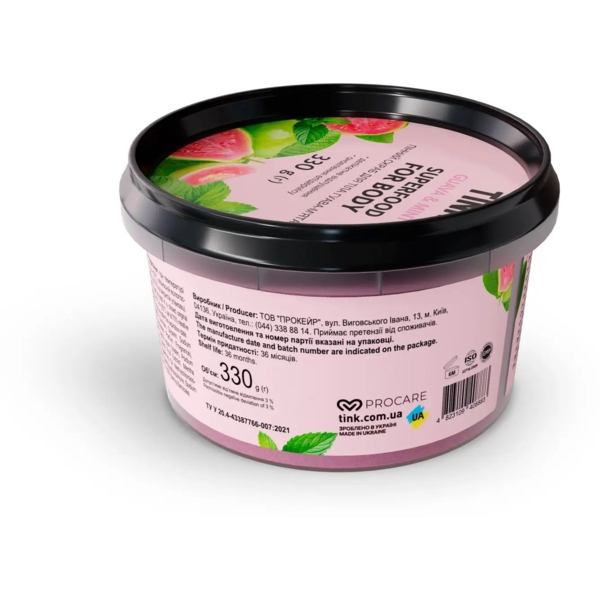 Скраб для тела Tink пенный Гуава-Мята 330 г - Pampik - 2