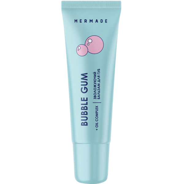 Бальзам для губ Mermade Bubble gum зволожувальний, 10 г - Pampik