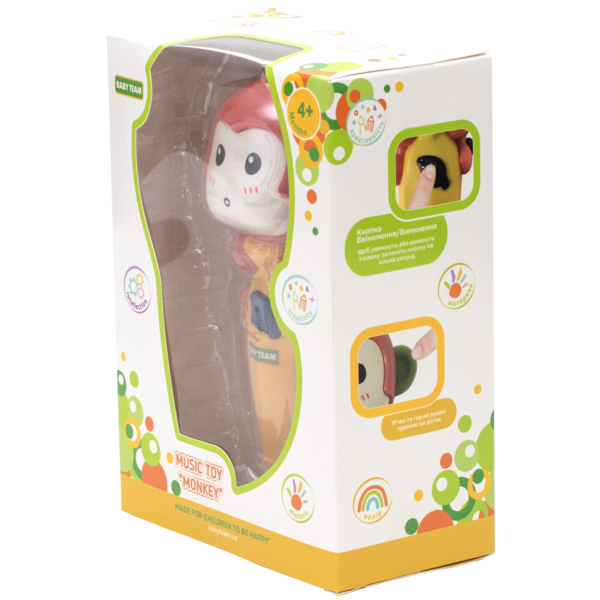 Музыкальная игрушка Baby Team Обезьянка (8619) - Pampik - 5