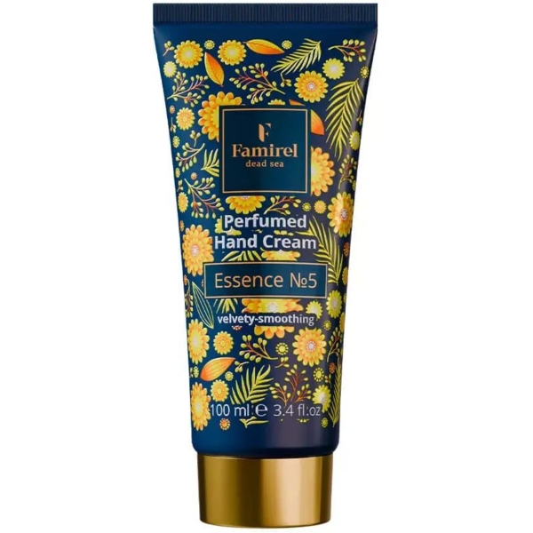 Парфюмированный крем для рук Famirel Velvety-smoothing Essence №5, 100 мл - Pampik