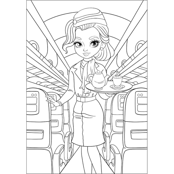 Розмальовка 1 Вересня Професії 12 сторінок (743055) - Pampik - 2