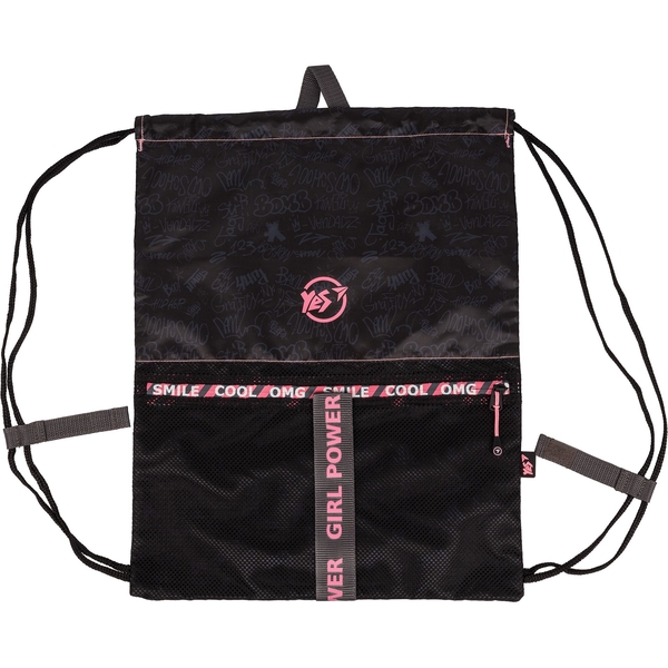 Сумка для спорта Yes SB-15 Cool girls черная (558766) - Pampik