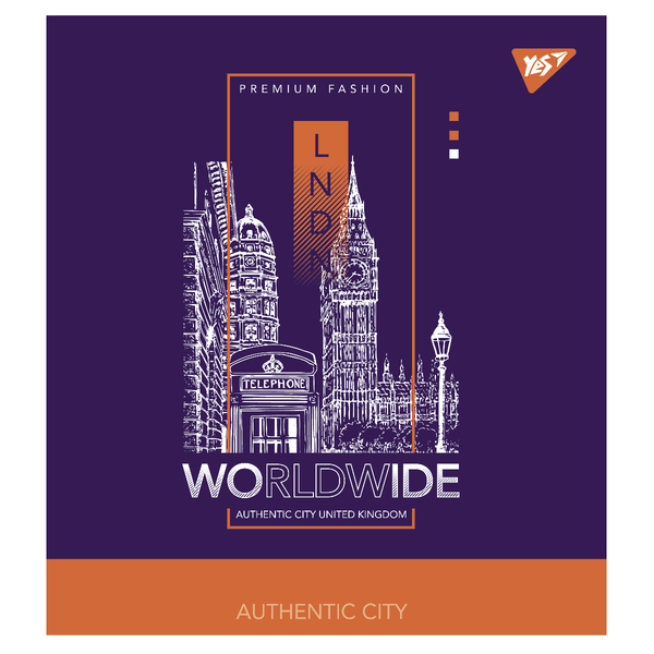 Набор тетрадей Yes Dream place А5, в линейку, 48 листов, 5 шт. (766884) - Pampik