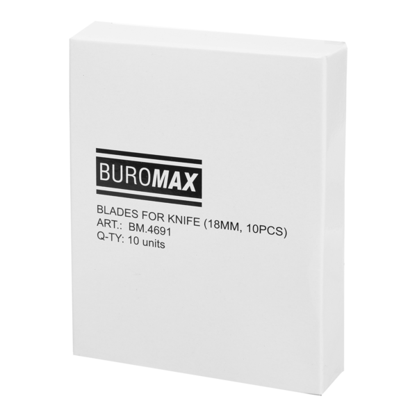 Лезвия для ножей Buromax 18 мм 10 шт. - Pampik - 2