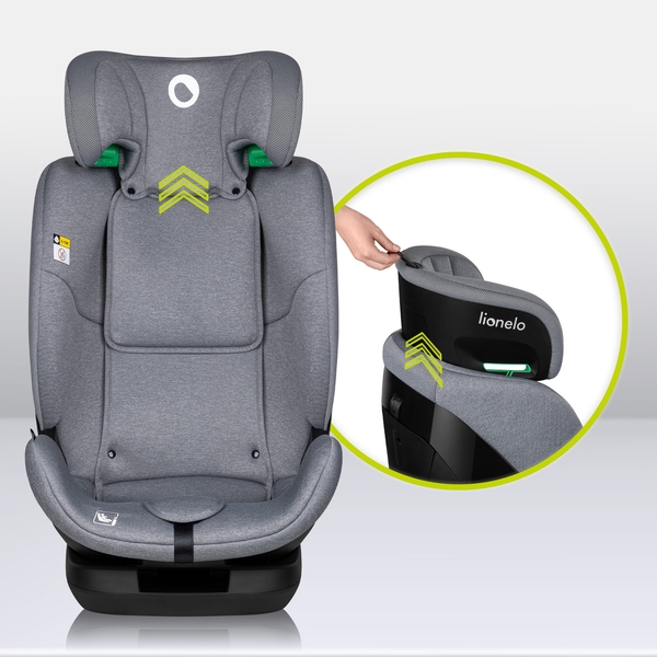 Автокрісло Lionelo Lavender One i-Size Grey Stone - Pampik - 11