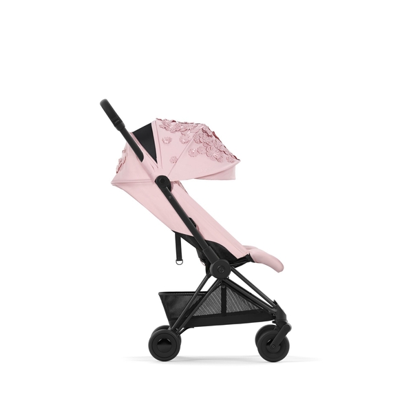 Прогулянкова коляска Cybex Coya Matt Simply Flowers Pink, рожева (695263) - Pampik - 3