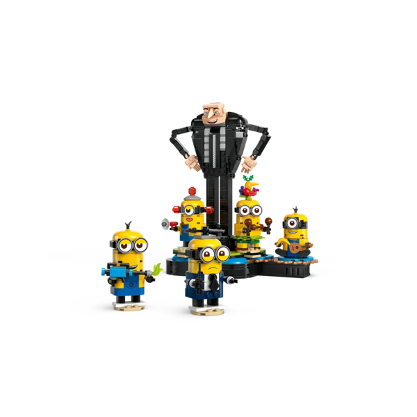 Конструктор LEGO Despicable Me Ґру й посіпаки з кубиків, 839 деталей (75582) - Pampik - 3