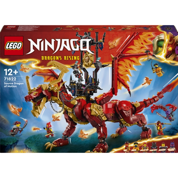 Конструктор LEGO NINJAGO Першодракон руху, 1716 деталей (71822) - Pampik