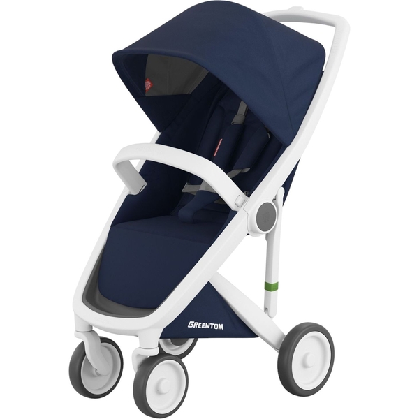 Прогулянкова коляска Greentom Classic Blue-White (8718858972319) - Pampik