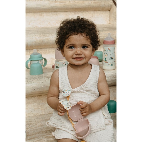 Футляр для пустушки Suavinex A walk in the park, рожевий (308202) - Pampik - 3