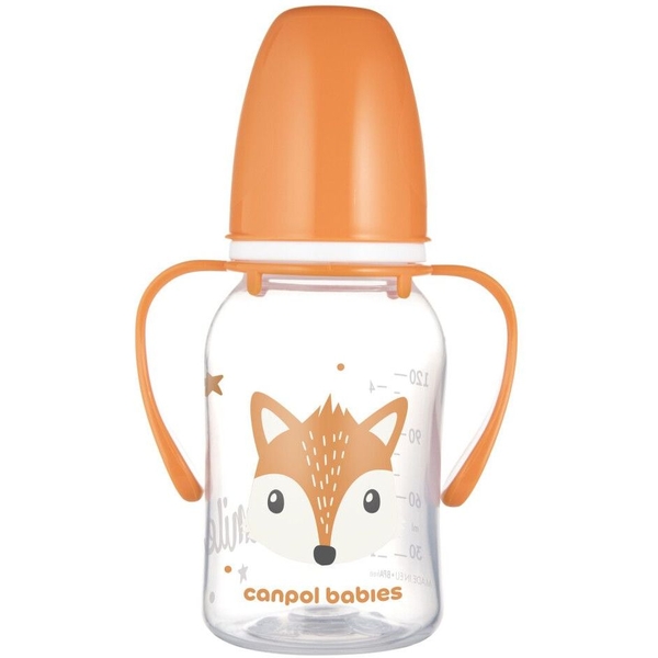 Пляшечка Canpol Babies Cute Animals 120 мл. (11/823_ora) - Pampik