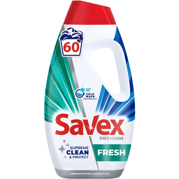 Гель для стирки Savex Premium Fresh, 2.7 л - Pampik