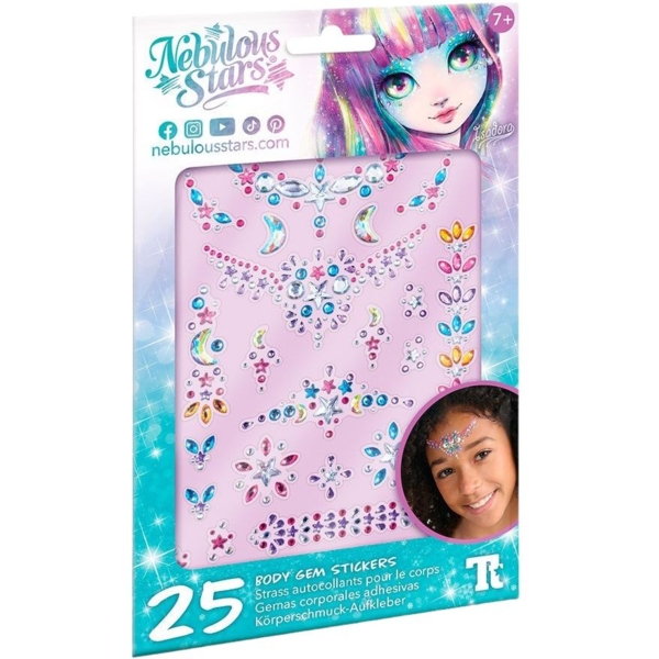 Набор кристаллов для тела Nebulous Stars Боди-арт Звездные узоры (11451) - Pampik - 2