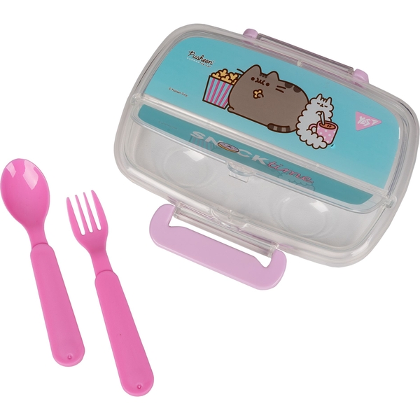 Ланч-бокс Yes Pusheen, 750 мл, з приладдям (708161) - Pampik - 4