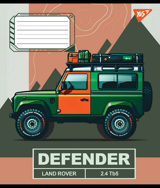 Набор тетрадей Yes Off road vehicle А5, в клетку, 60 листов, 10 шт. (767401) - Pampik - 2