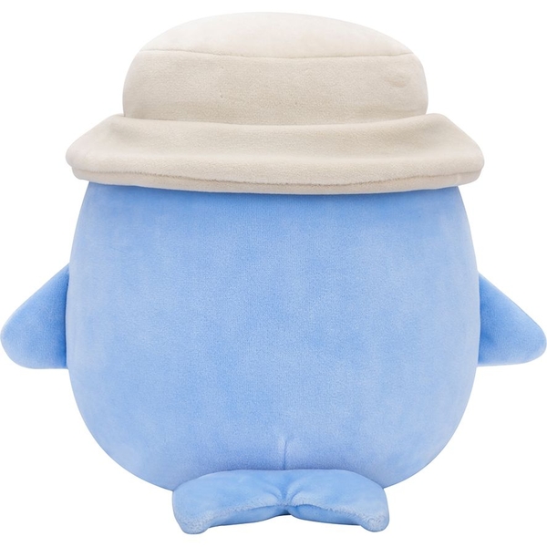 Мягкая игрушка Squishmallows Синий кит Самир в панаме, 19 см (SQCR06593) - Pampik - 5