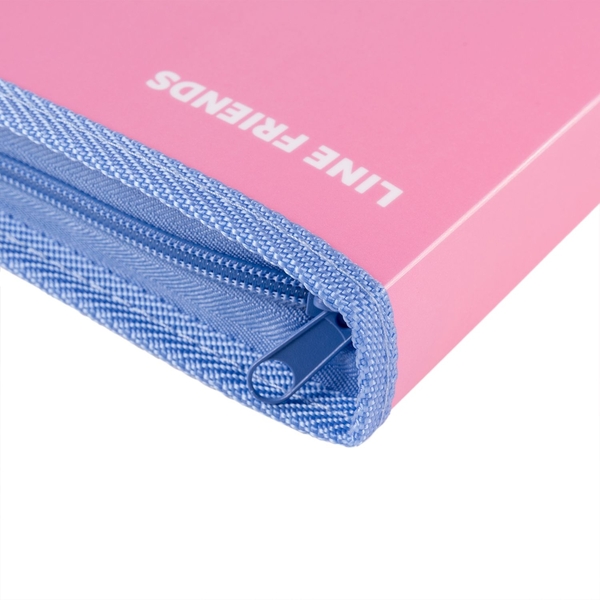 Папка факультативная Yes Line Friends Dream А4 пластиковая, на молнии, с внутренним карманом (492223) - Pampik - 2