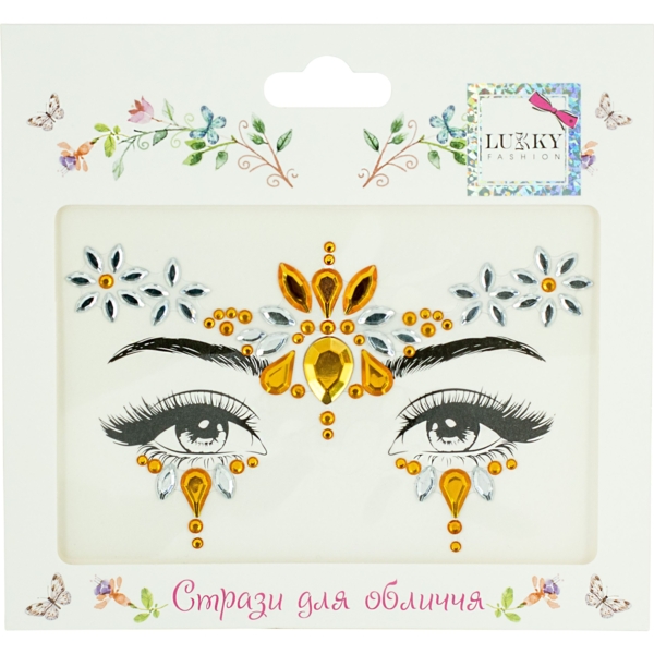 Стразы для лица Lukky Солнечная фея (T20900) - Pampik