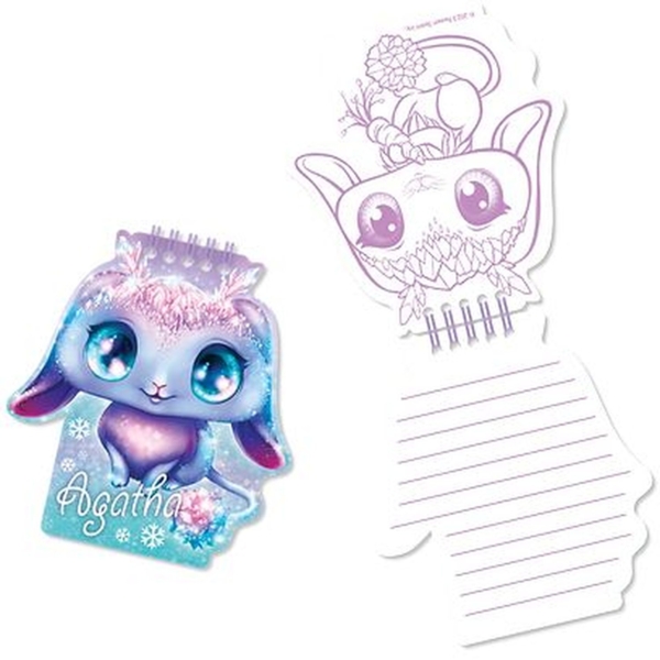 Пухнастий блокнот 2 в 1 Nebulous Stars Агата (12523) - Pampik - 2