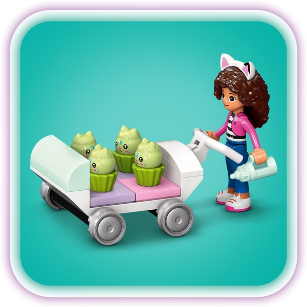 Конструктор LEGO Gabby’s Dollhouse Міні-кото-ясла Ґаббі, 165 деталей (10796) - Pampik - 8