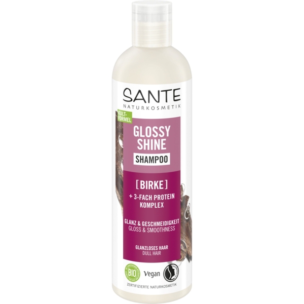 Біо-Шампунь Sante Glossy Shine для блиску волосся 250 мл - Pampik