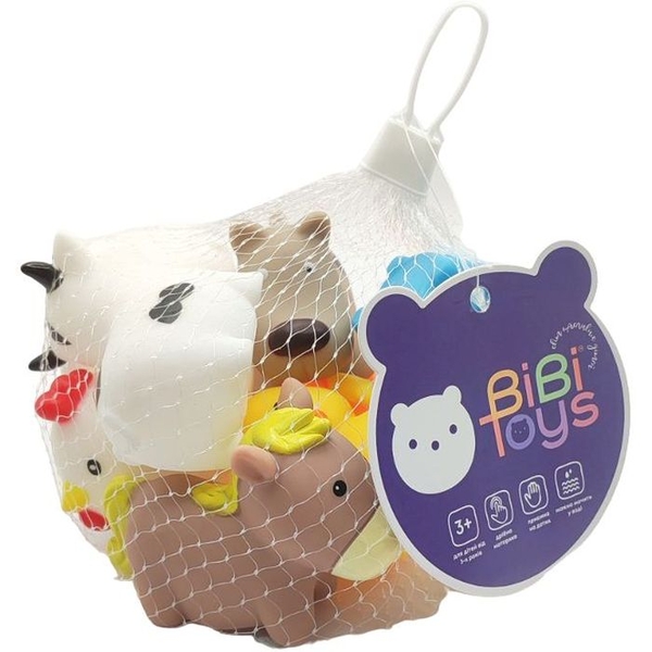 Набір іграшок для купання Bibi Toys Свійські тварини 8 шт. (760936BT) - Pampik - 9