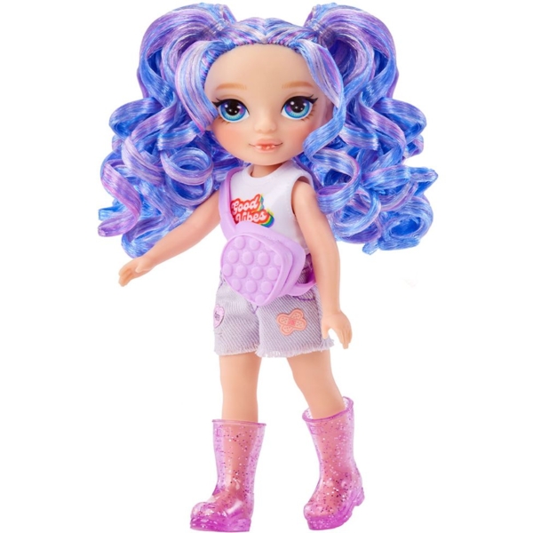 Лялька Rainbow High Littles Amethyst Willow з аксесуарами, 15 см (531234) - Pampik - 2