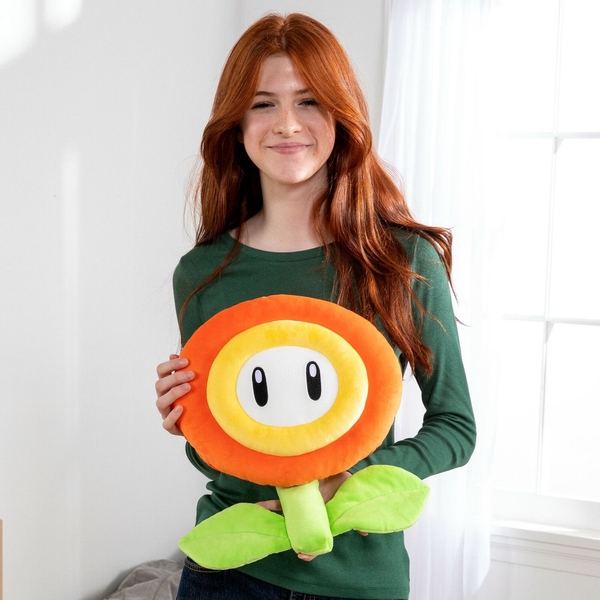 Мягкая игрушка Club Mocchi- Mocchi- Супер Марио Огненный цветок, 30х38 см (T12886) - Pampik - 4