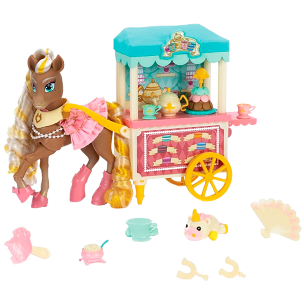 Ігровий набір Wild Manes Чайні посиденьки з конячкою Чері (723314) - Pampik