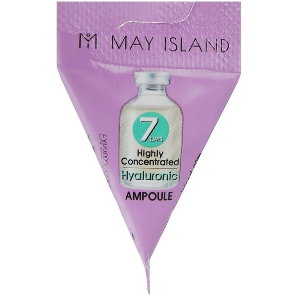 Сыворотка с гиалуроновой кислотой May Island 7 Days Highly Concentrated Hyaluronic Ampoule 3 г - Pampik