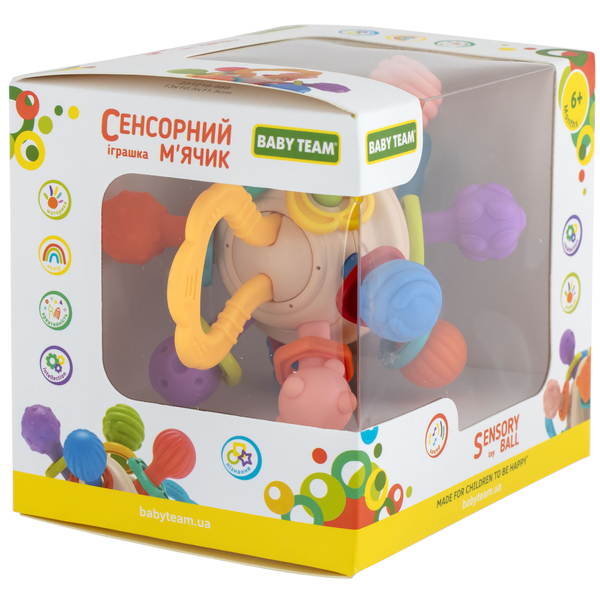 Іграшка Baby Team Сенсорний м'ячик (8451) - Pampik - 4