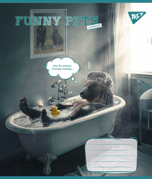 Набор тетрадей Yes Funny pets А5, в линейку, 60 листов, 10 шт. (767156) - Pampik - 4