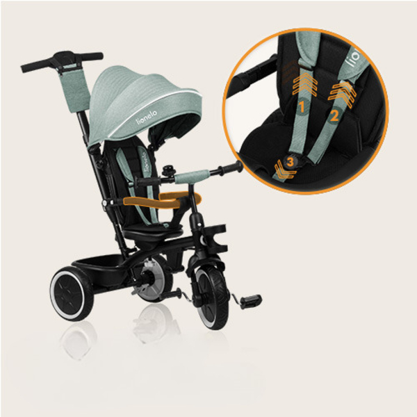 Велосипед Lionelo Berry Green Forest, зеленый - Pampik - 17