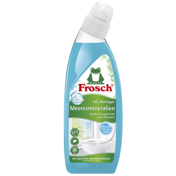 Очиститель для унитазов Frosch Морские минералы, 750 мл - Pampik